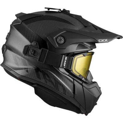 Casque Titan Original visière double Solid carbone M/L CKX