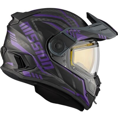 Casque Mission visière double électrique Code Twilight mat CKX